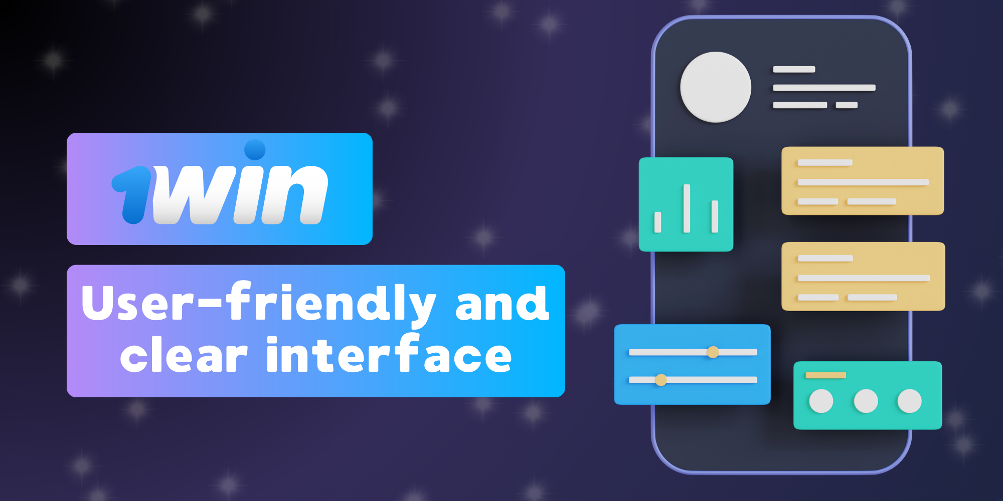 The interface of the 1win program will certainly appeal to users from India