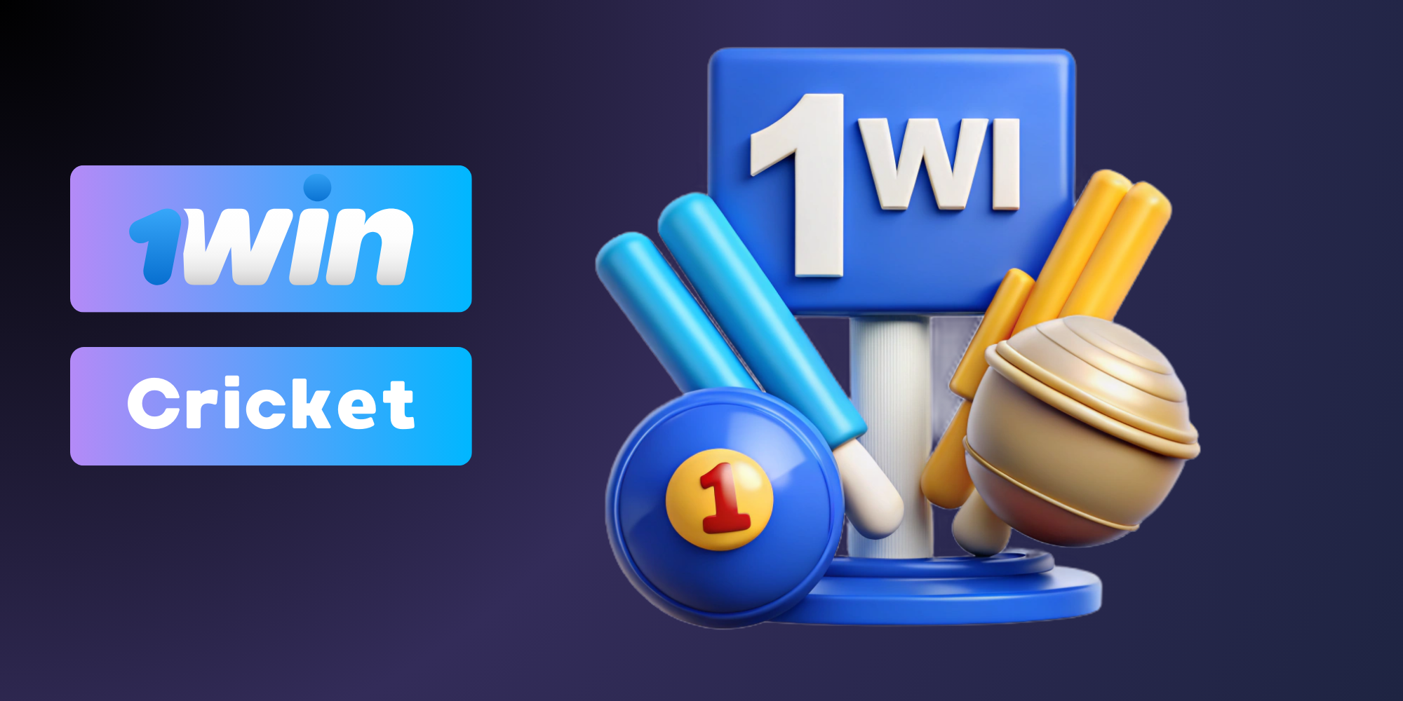 Cricket is one of the most popular sports in India for betting at 1win