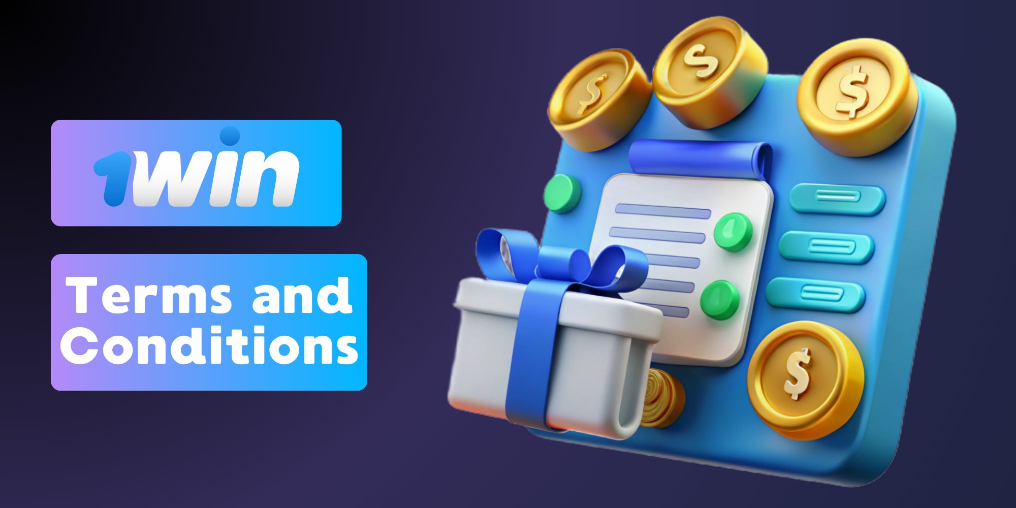 Main terms and conditions of the 1win welcome bonus